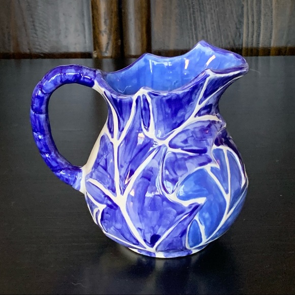 Vintage Hand Painted Ceramic Pitcher - Picture 6 of 10